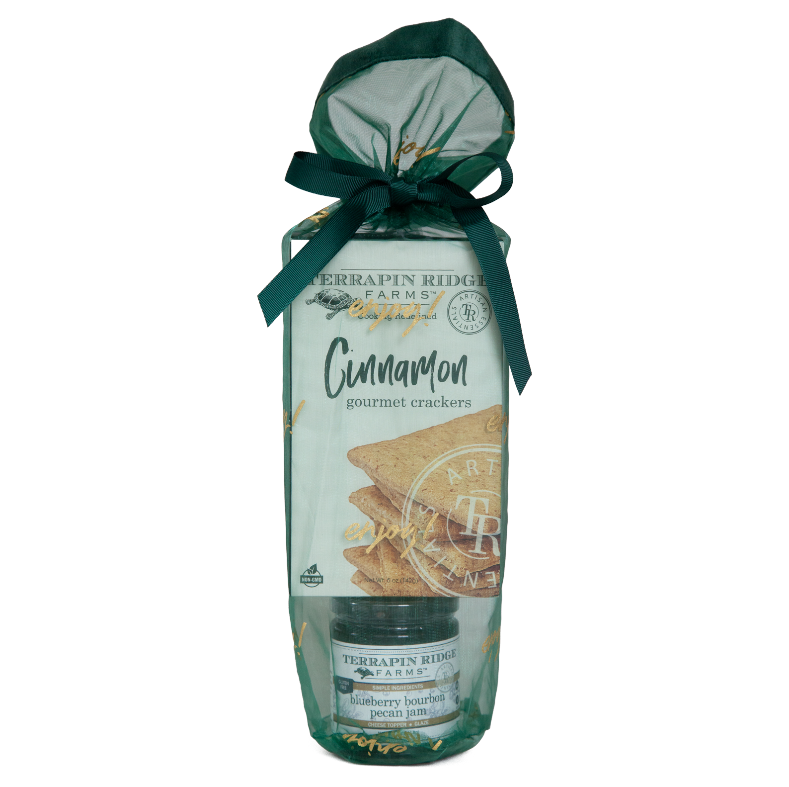 Holiday Grab and Go Giftset with Blueberry Bourbon Pecan Jam and Cinnamon Crackers Holiday Grab and Go Giftset with Blueberry Bourbon Pecan Jam and Cinnamon Crackers